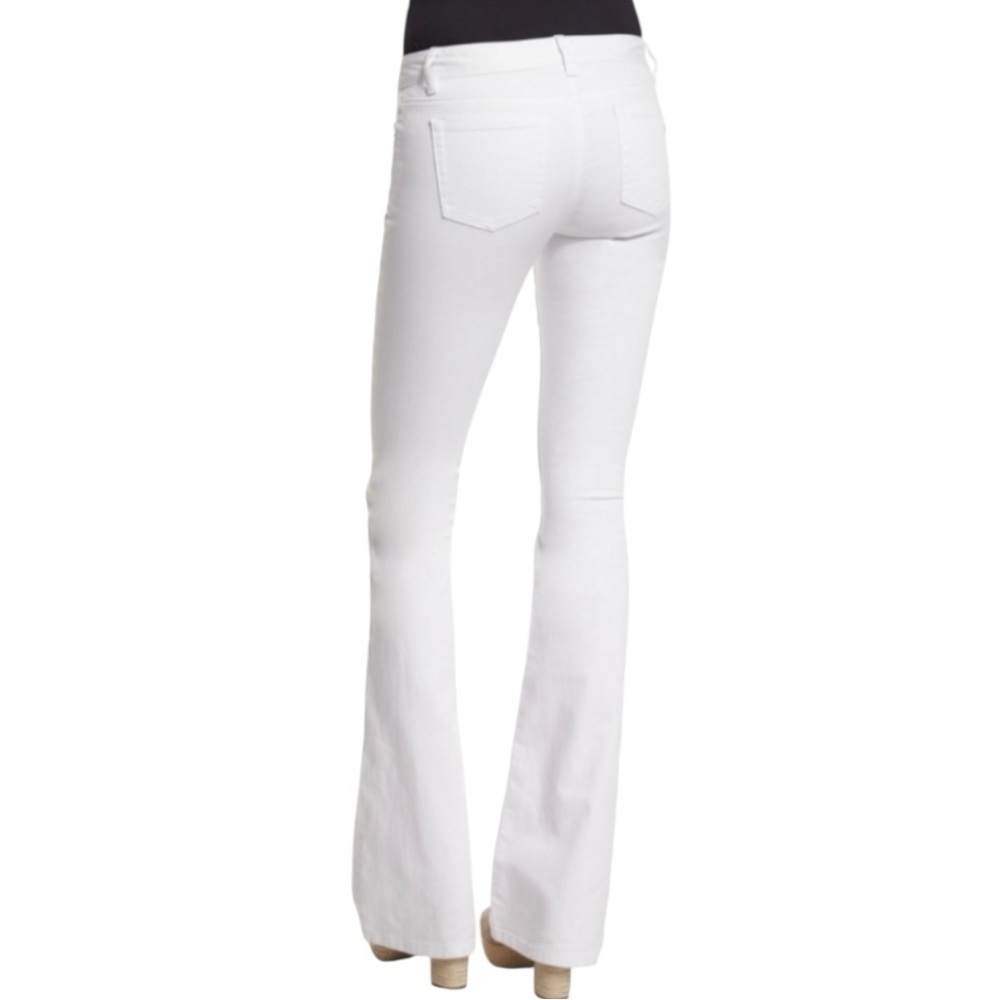 MICHAEL KORS Selma Flare Leg High Rise White Jeans Size 12 NEW - Picture 2 of 10